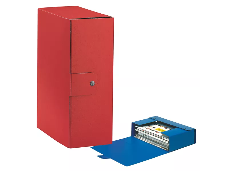 Scatola Portaprogetti Eurobox C32 Esselte - Dorso 12 - 25x35 cm - 390332160 (Rosso Conf. 5)
