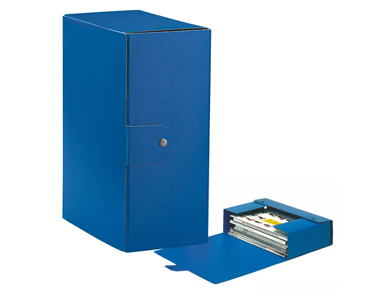 Scatola Portaprogetti Eurobox C35 Esselte - Dorso 15 - 25x35 cm - 390335050 (Blu Conf. 5)