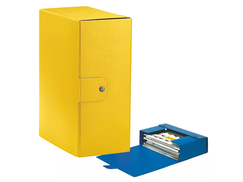 Scatola Portaprogetti Eurobox C35 Esselte - Dorso 15 - 25x35 cm - 390335090 (Giallo Conf. 5)