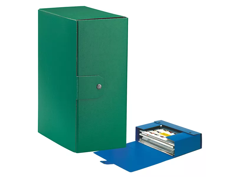 Scatola Portaprogetti Eurobox C35 Esselte - Dorso 15 - 25x35 cm - 390335180 (Verde Conf. 5)