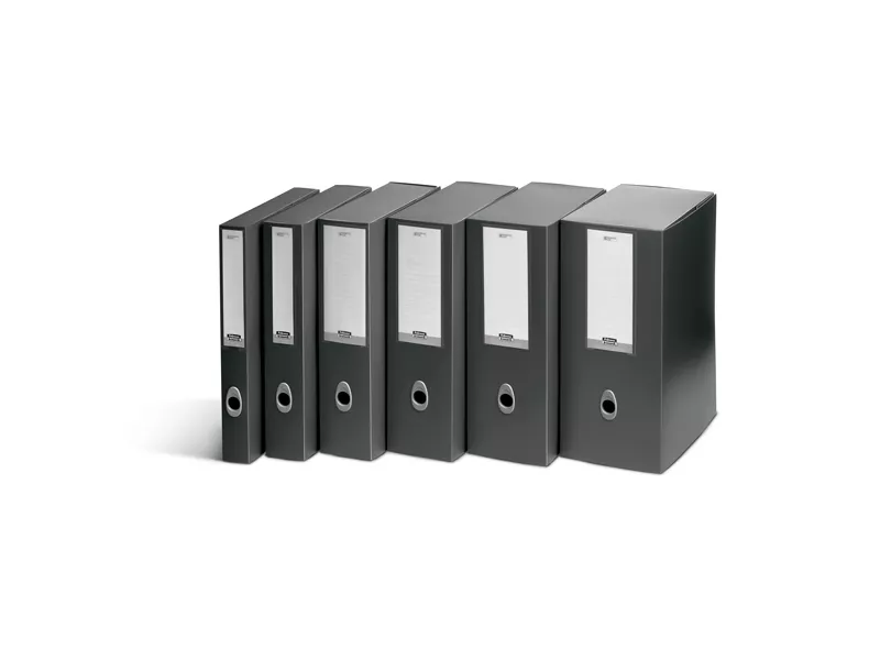 Scatola Portaprogetti Plus VIP Leonardi - Dorso 4 - 25x35 cm - 1007001 (Grigio Antracite Conf. 5)