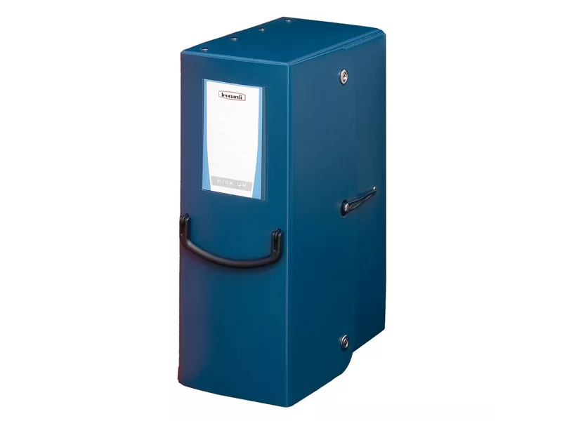 Scatola Progetto con Maniglia Pick Up Fellowes - Dorso 12 - 25x35 cm - 40270 (Blu Navy) Scatola Progetto con Maniglia Pick Up Fellowes - Dorso 12 - 25x35 cm - 40270 (Blu Navy)