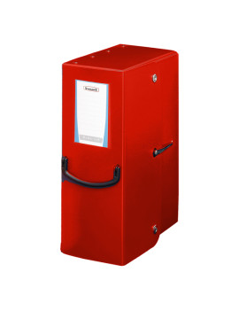 Scatola Progetto con Maniglia Pick Up Fellowes - Dorso 20 - 25x35 cm - 40275 (Rosso)