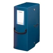 Scatola Progetto con Maniglia Pick Up Fellowes - Dorso 20 - 25x35 cm - 40274 (Blu Navy)