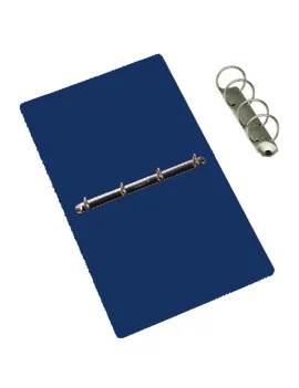 Raccoglitore Cartiere del Garda - A4 Maxi - 4 Anelli Tondi 25 mm - Dorso 3 cm - CG0392PBXXXAC01 (Blu Conf. 5)