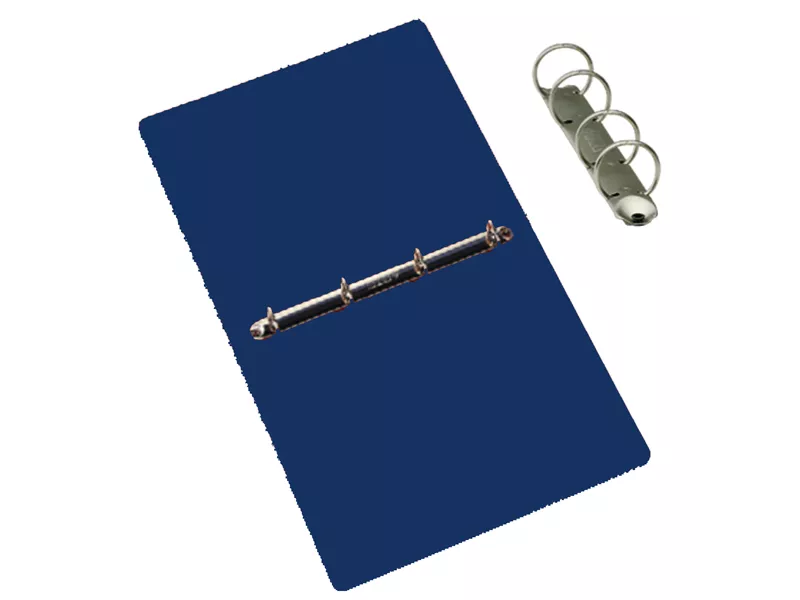 Raccoglitore Cartiere del Garda - A4 Maxi - 4 Anelli Tondi 25 mm - Dorso 3 cm - CG0392PBXXXAC01 (Blu Conf. 5)