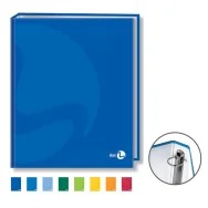 Raccoglitore Colors BM - A4 - 4 Anelli Tondi 30 mm - Dorso 4 cm - 0107349 (Blu Conf. 5)