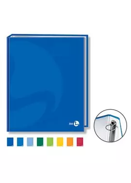 Raccoglitore Colors BM - A5 - 4 Anelli Tondi 25 mm - Dorso 3,5 cm - 0107359 (Blu Conf. 5)