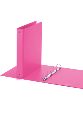 Raccoglitore Europa 4010 Favorit - A4 - 4 Anelli Tondi 30 mm - 400051154 (Rosa)