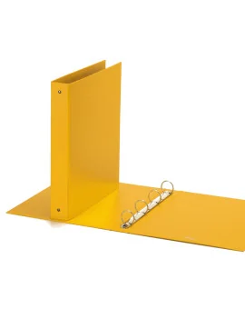 Raccoglitore Europa 4010 Favorit - A4 - 4 Anelli Tondi 30 mm - 400051159 (Giallo)