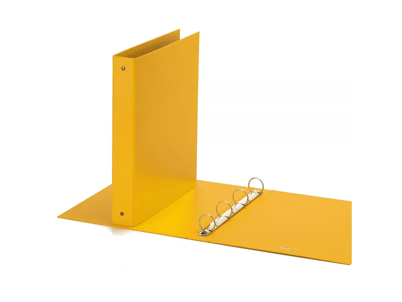 Raccoglitore Europa 4010 Favorit - A4 - 4 Anelli Tondi 30 mm - 400051159 (Giallo)