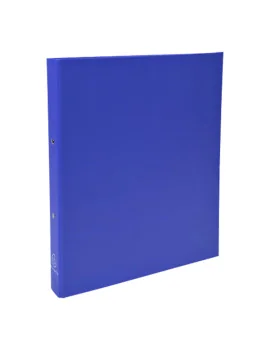 Raccoglitore Foderato in PPL Exacompta - 26x32 cm - 2 Anelli Tondi 30 mm - 54372E (Blu Conf. 20)