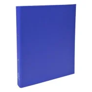 Raccoglitore Foderato in PPL Exacompta - 26x32 cm - 2 Anelli Tondi 30 mm - 54372E (Blu Conf. 20)