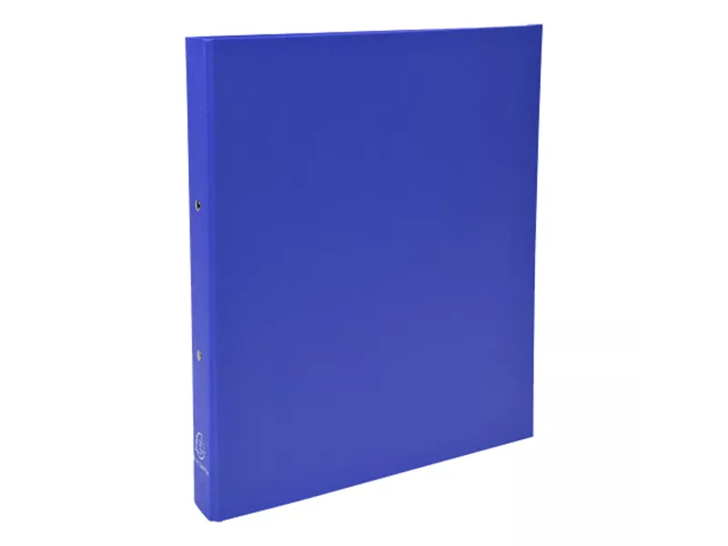Raccoglitore Foderato in PPL Exacompta - 26x32 cm - 2 Anelli Tondi 30 mm - 54372E (Blu Conf. 20)
