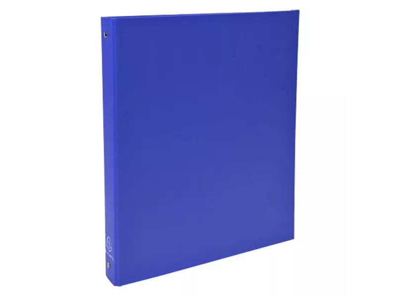 Raccoglitore Foderato in PPL Exacompta - 26x32 cm - 4 Anelli Tondi 30 mm - 51372E (Blu Conf. 20)