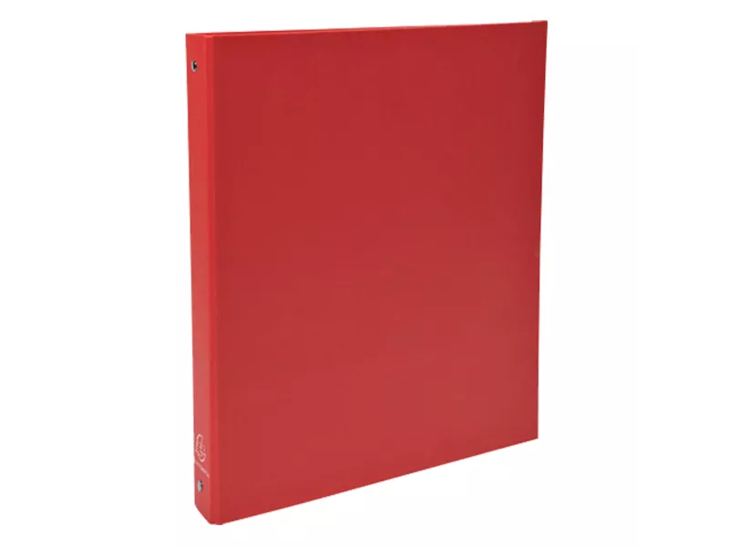 Raccoglitore Foderato in PPL Exacompta - 26x32 cm - 4 Anelli Tondi 30 mm - 51375E (Rosso Conf. 20)