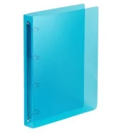 Raccoglitore in PPL Lumina Favorit - A4 - 4 Anelli Tondi 30 mm - 400116632 (Blu)