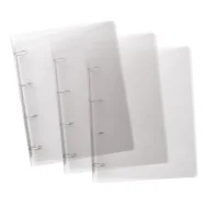 Raccoglitore in PPL Lumina Favorit - A4 - 4 Anelli Tondi 30 mm - 400083623 (Trasparente)