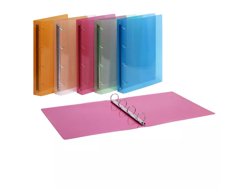 Raccoglitore in PPL Lumina Favorit - A4 - 4 Anelli Tondi 30 mm - 400066845 (Assortiti Conf. 10)