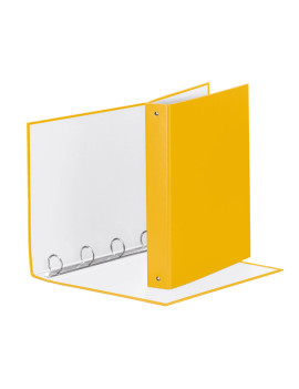 Raccoglitore Meeting Esselte - A4 Maxi - 4 Anelli Tondi 30 mm - Dorso 4 - 395792100 (Giallo)
