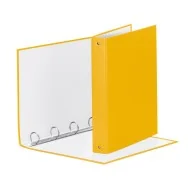 Raccoglitore Meeting Esselte - A4 Maxi - 4 Anelli Tondi 30 mm - Dorso 4 - 395792100 (Giallo)