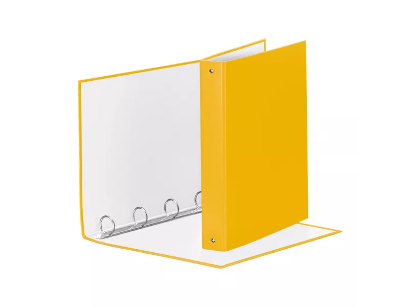 Raccoglitore Meeting Esselte - A4 Maxi - 4 Anelli Tondi 30 mm - Dorso 4 - 395792100 (Giallo)