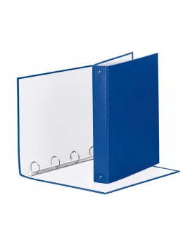Raccoglitore Meeting Esselte - A4 Maxi - 4 Anelli Tondi 30 mm - Dorso 4 - 395792500 (Blu)