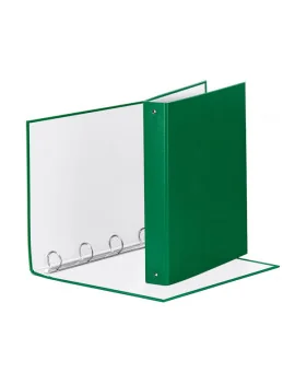 Raccoglitore Meeting Esselte - A4 Maxi - 4 Anelli Tondi 30 mm - Dorso 4 - 395792600 (Verde)