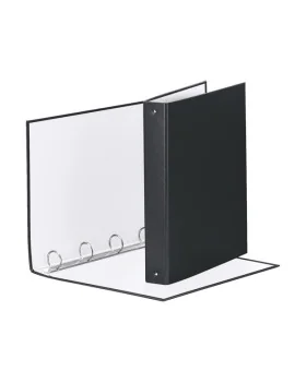 Raccoglitore Meeting Esselte - A4 Maxi - 4 Anelli Tondi 30 mm - Dorso 4 - 395792700 (Nero)