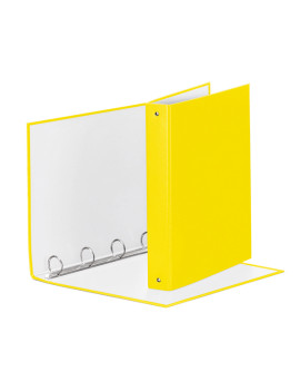 Raccoglitore Meeting Esselte - A4 Maxi - 4 Anelli Tondi 30 mm - Dorso 4 - 395792930 (Giallo Vivida)