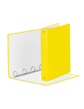 Raccoglitore Meeting Esselte - A4 Maxi - 4 Anelli Tondi 30 mm - Dorso 4 - 395792930 (Giallo Vivida)