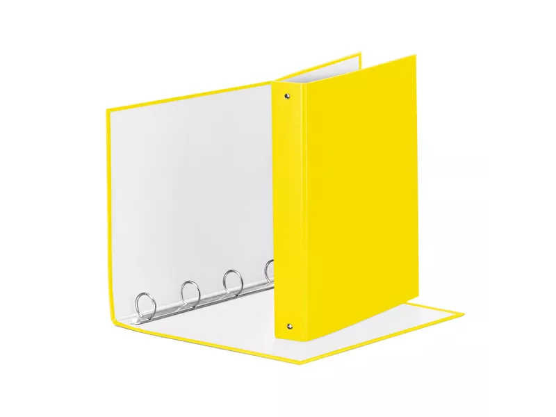 Raccoglitore Meeting Esselte - A4 Maxi - 4 Anelli Tondi 30 mm - Dorso 4 - 395792930 (Giallo Vivida)