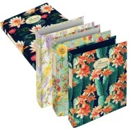 Raccoglitore Nature Flowers Pigna - 27x32 cm - 4 Anelli Tondi 30 mm - 005479630 (Assortiti Conf. 5)