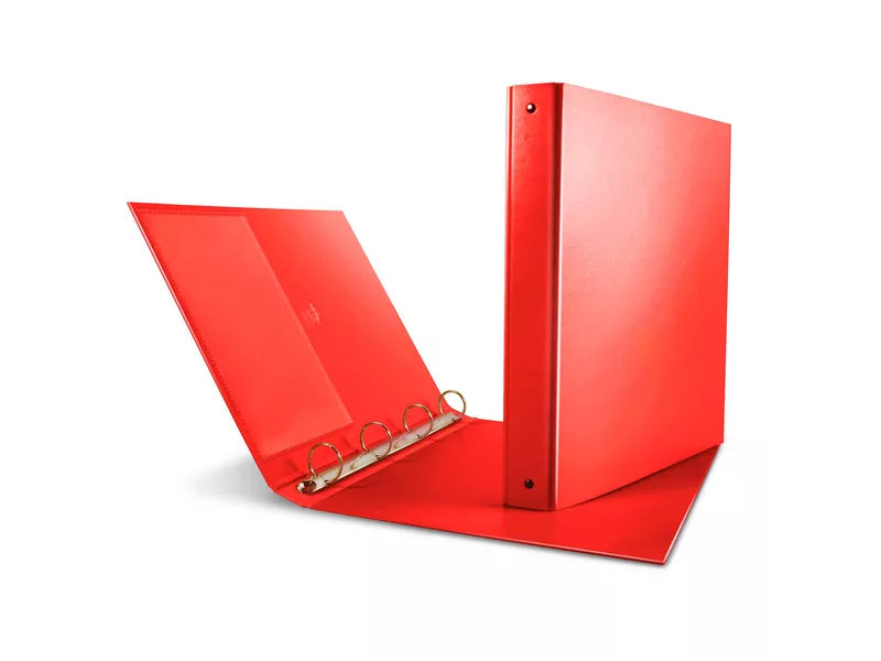 Raccoglitore Nettuno Sei Rota - A4 - 4 Anelli a D 40 mm - 36804042 (Rosso)