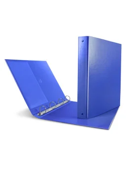 Raccoglitore Nettuno Sei Rota - A4 - 4 Anelli a D 65 mm - 36806547 (Blu)