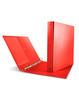 Raccoglitore Nettuno Sei Rota - A4 - 4 Anelli a D 65 mm - 36806542 (Rosso)