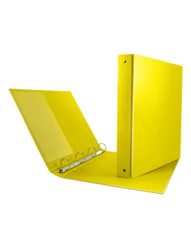 Raccoglitore Nettuno Sei Rota - A4 - 4 Anelli Tondi 30 mm - 36803046 (Giallo)