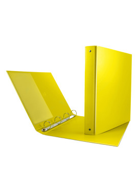 Raccoglitore Nettuno Sei Rota - A4 - 4 Anelli Tondi 30 mm - 36803046 (Giallo)