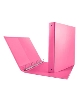 Raccoglitore Nettuno Sei Rota - A4 - 4 Anelli Tondi 30 mm - 36803049 (Rosa)