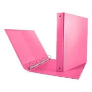 Raccoglitore Nettuno Sei Rota - A4 - 4 Anelli Tondi 30 mm - 36803049 (Rosa)