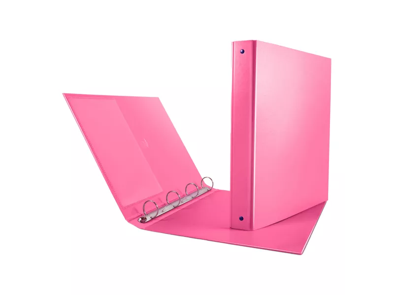 Raccoglitore Nettuno Sei Rota - A4 - 4 Anelli Tondi 30 mm - 36803049 (Rosa)