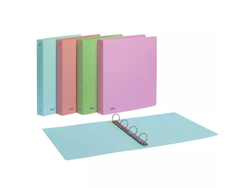 Raccoglitore Pastel Favorit - A4 - 4 Anelli Tondi 30 mm - Dorso 3 cm - 400115585 (Assortiti Conf. 10)