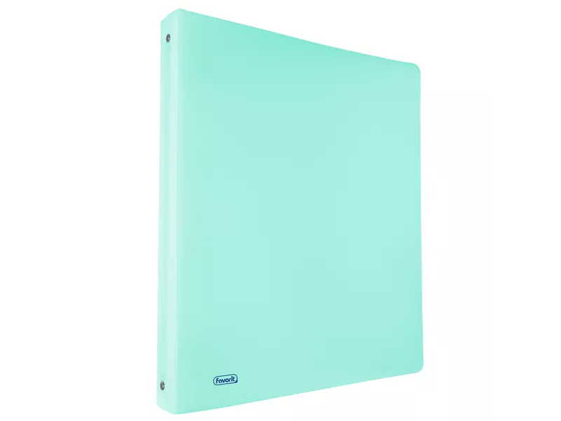 Raccoglitore Pastel Favorit - A4 - 4 Anelli Tondi 30 mm - Dorso 3 cm - 400116640 (Azzurro)