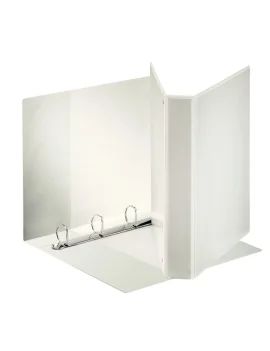 Raccoglitore Personalizzabile Display Esselte - A4 Maxi - 4 Anelli a D 30 mm - 394756000 (Bianco)