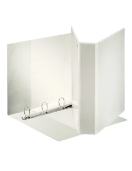 Raccoglitore Personalizzabile Display Esselte - A4 Maxi - 4 Anelli a D 50 mm - 394754000 (Bianco)