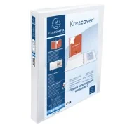Raccoglitore Personalizzabile Kreacover Exacompta - A4 Maxi - 4 Anelli a D 25 mm - 51846E (Bianco Conf. 10)