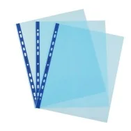 Busta a Perforazione Universale Favorit Art - 22x30 cm - Liscia Alto Spessore - 22x30 cm - 100206797 (Azzurro Conf. 25)