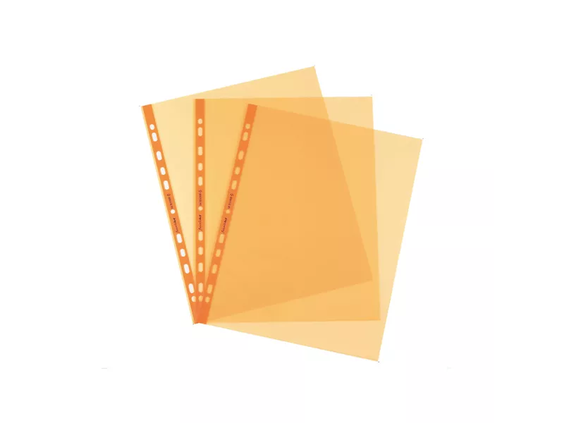 Busta a Perforazione Universale Favorit Art - 22x30 cm - Liscia Alto Spessore - 22x30 cm - 100206798 (Arancio Conf. 25)