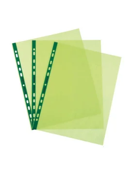 Busta a Perforazione Universale Favorit Art - 22x30 cm - Liscia Alto Spessore - 22x30 cm - 100206800 (Verde Conf. 25)