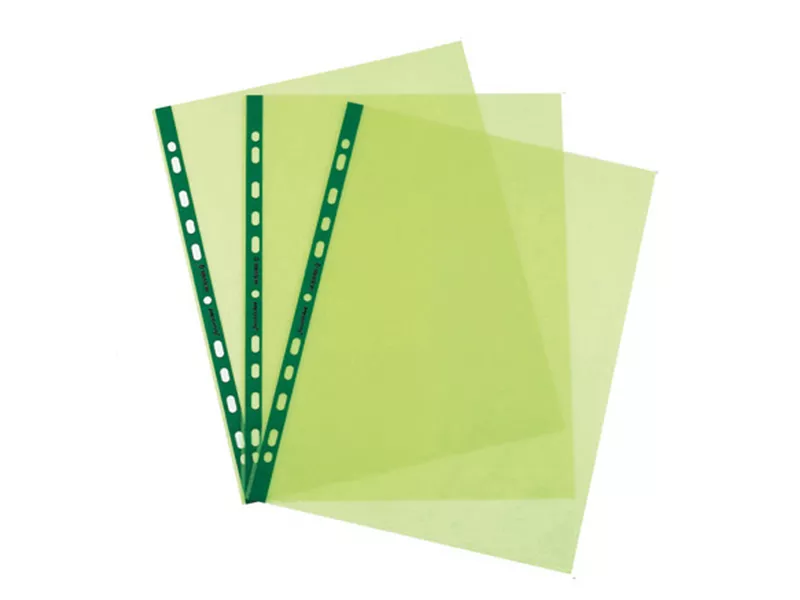 Busta a Perforazione Universale Favorit Art - 22x30 cm - Liscia Alto Spessore - 22x30 cm - 100206800 (Verde Conf. 25)